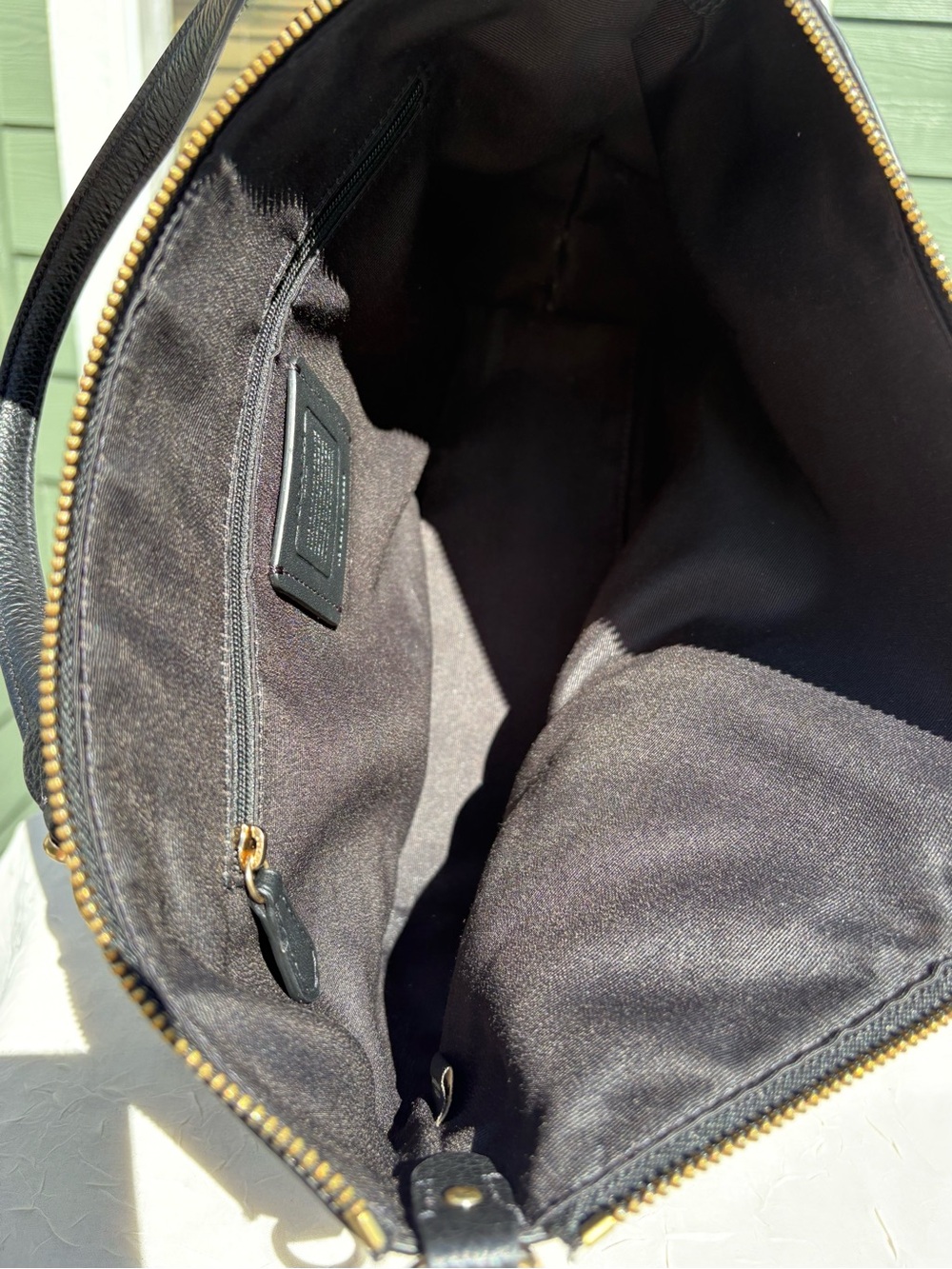 COACH Kacey Satchel In Black C6229 - Picture 8 of 11